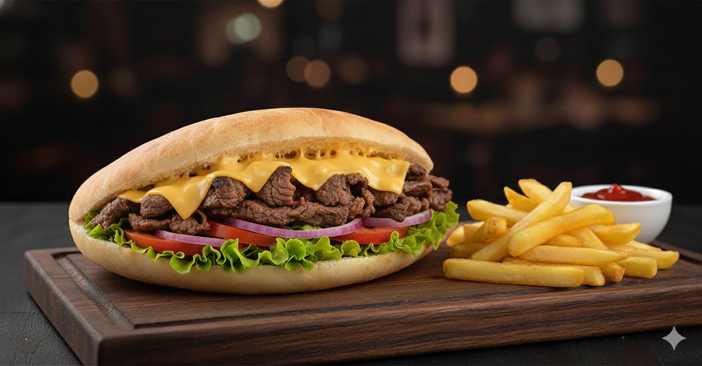 Sandwich Steak Fromage 🧀