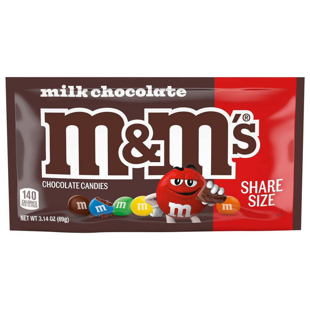 M&M's Milk Chocolate Candies (3.14 oz)