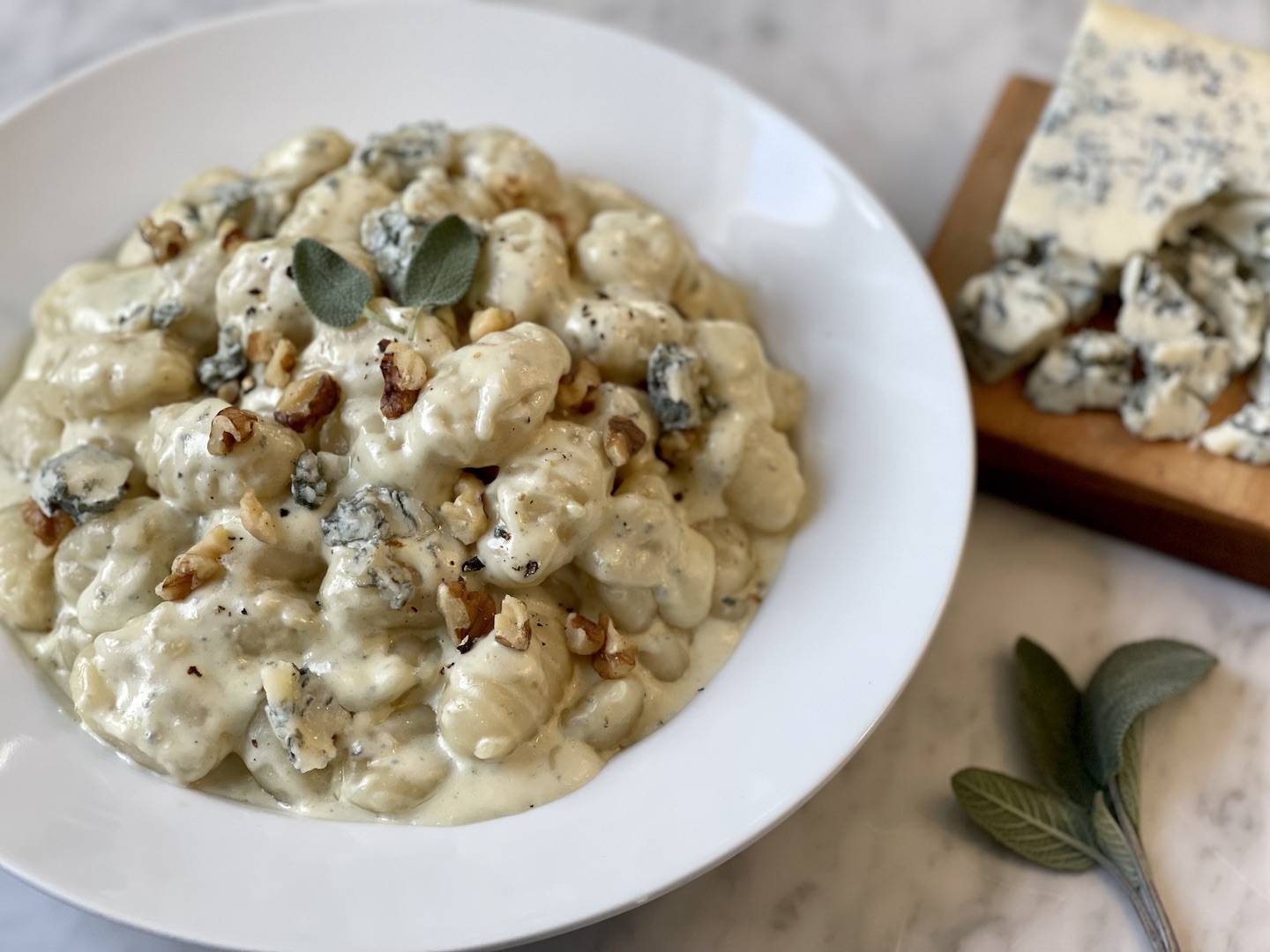 Gnocchi sauce Gorgonzola
