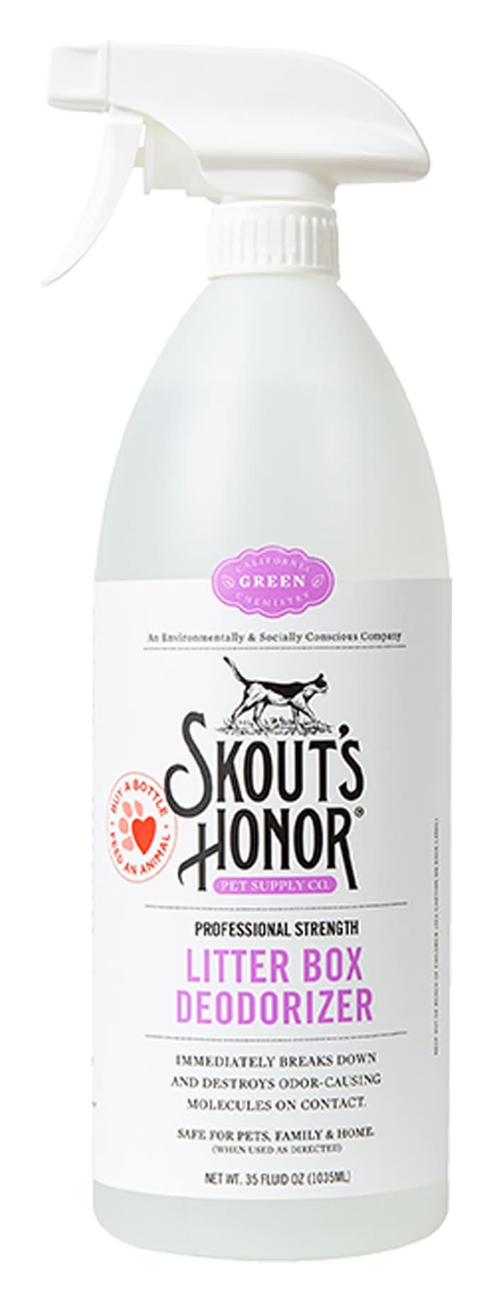 Skout's Honor® Cat Litter Box Deodorizer (Size: 35 Fl Oz)