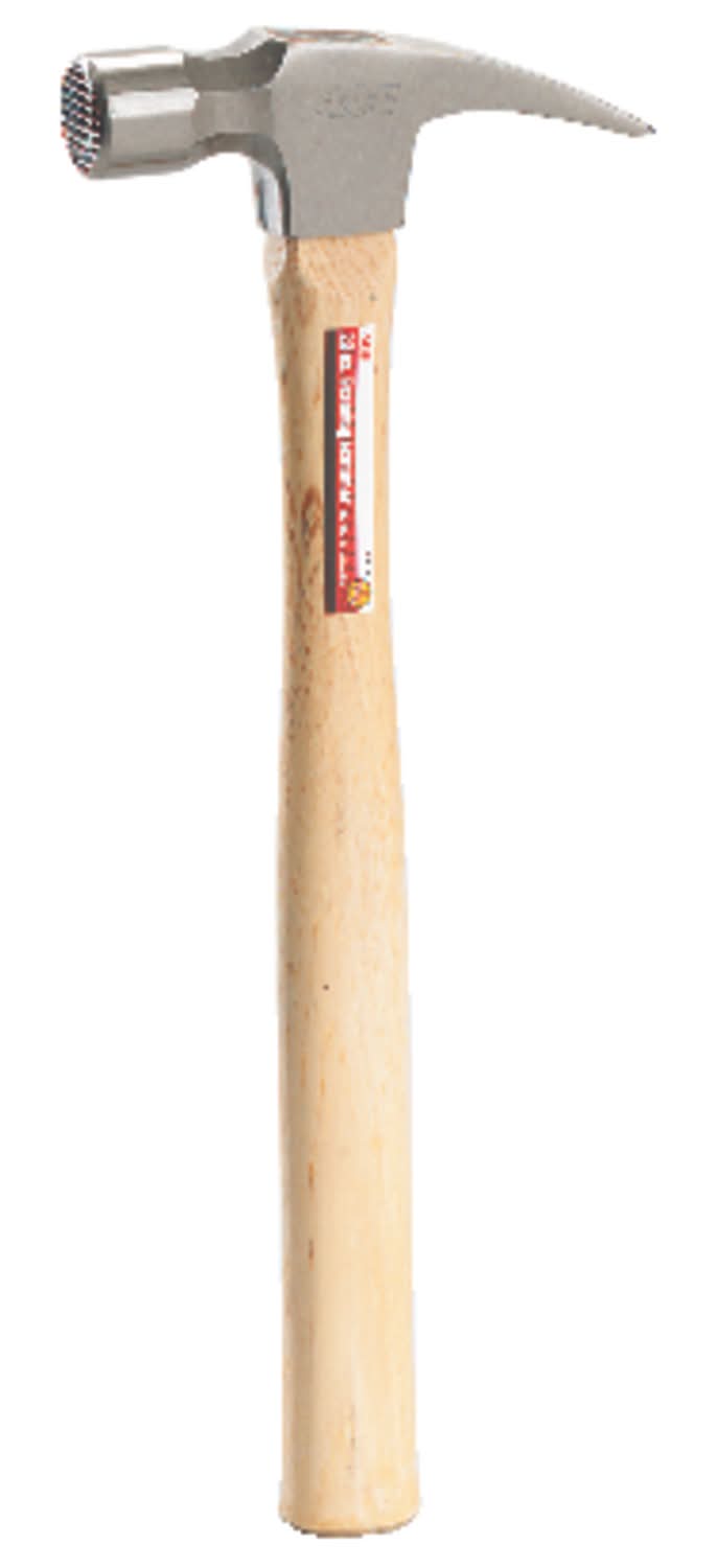 Ace 22 Oz Milled Face Framing Hammer Hickory Handle