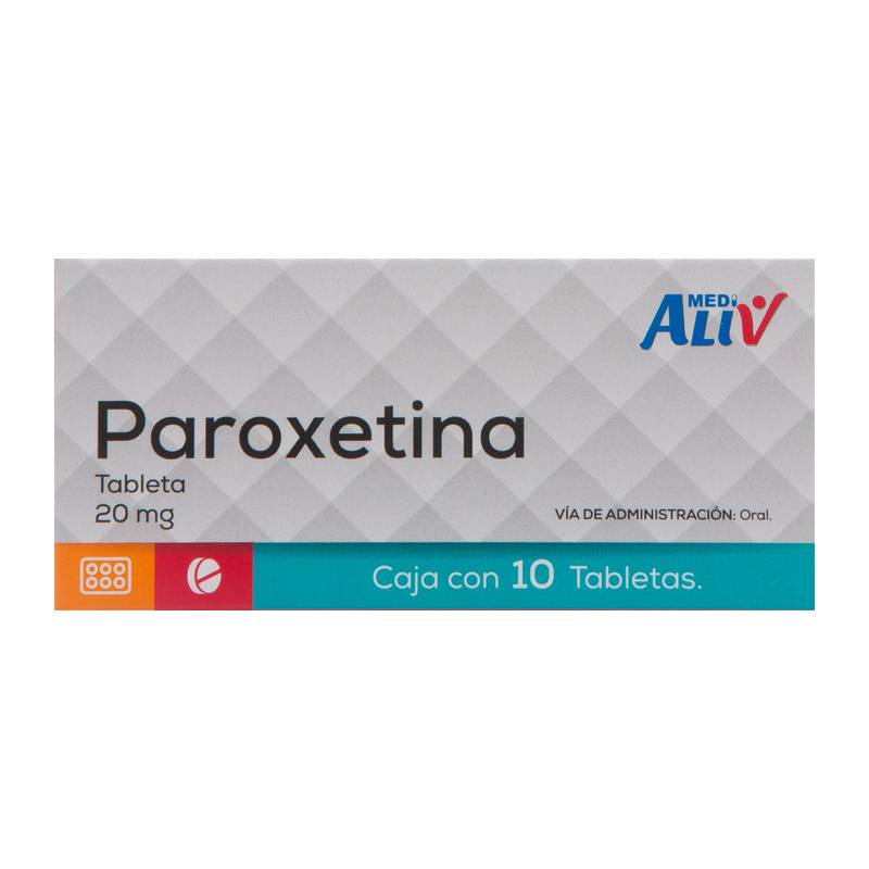 Medialiv paroxetina tabletas 20 mg (10 piezas)