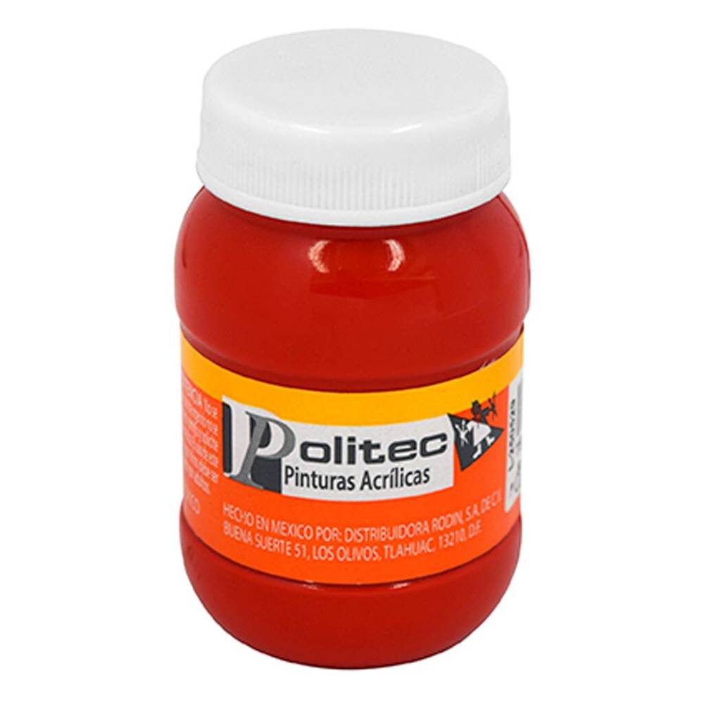 Politec pintura acrílica rojo 314 (frasco 100 ml)