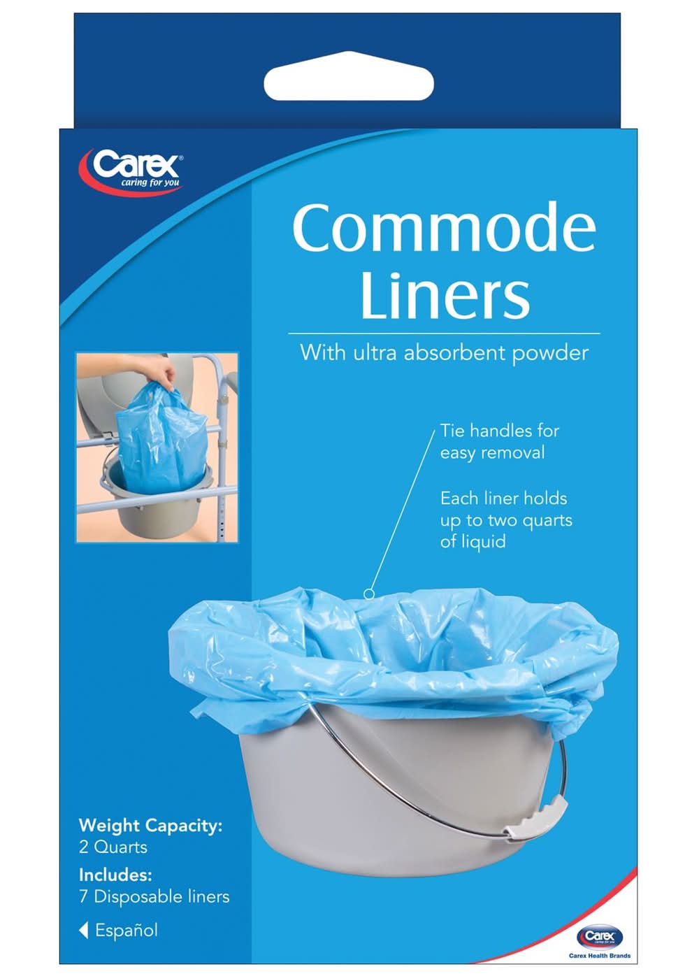 Carex Health Brands Sanitary Disposal Liners 1 Pk