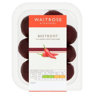 Waitrose & Partners Beetroot in a Sweet Chilli Marinade (180g)