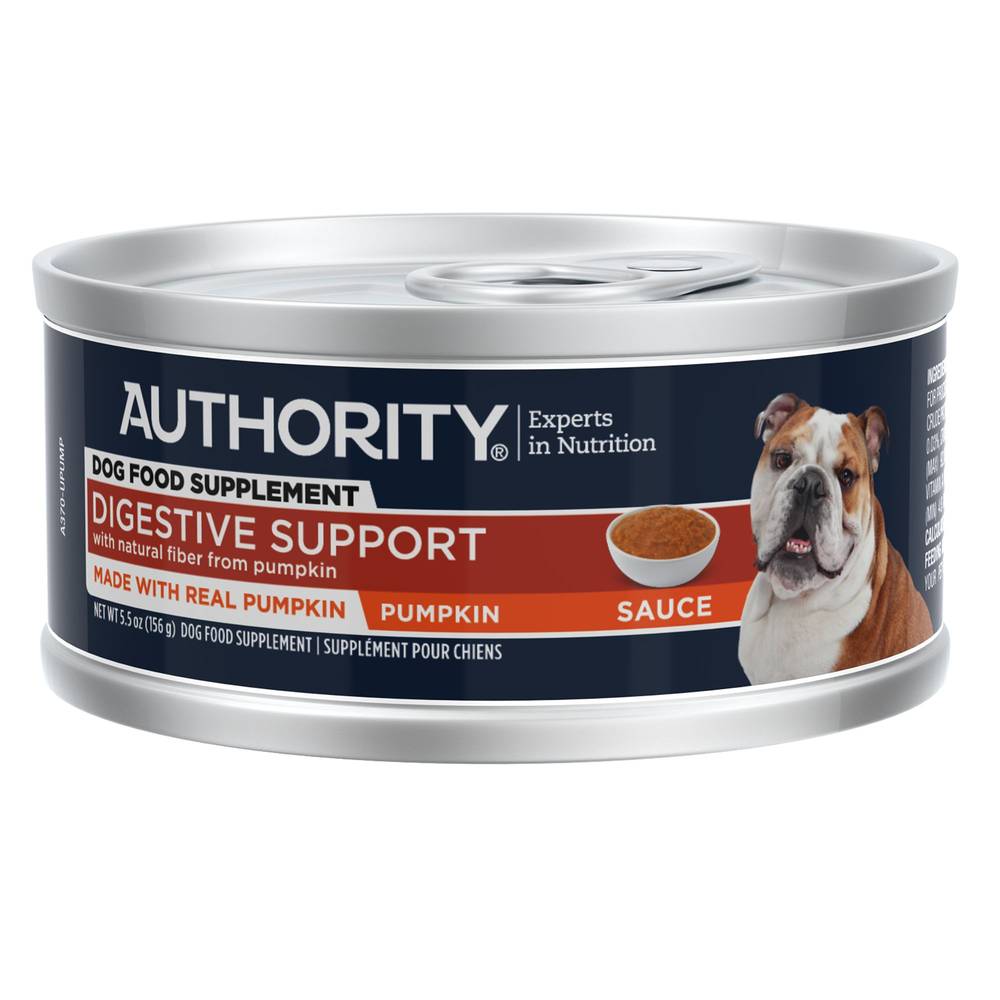 Authority® Digestive Support All Life Stage Wet Dog Food - 5.5 Oz. (Flavor: Pumpkin, Size: 5.5 Oz)