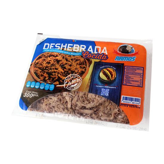 Carne deshebrada cocida (300 gr)