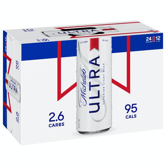Michelob Ultra Superior Light Beer (24 ct, 12 fl oz)