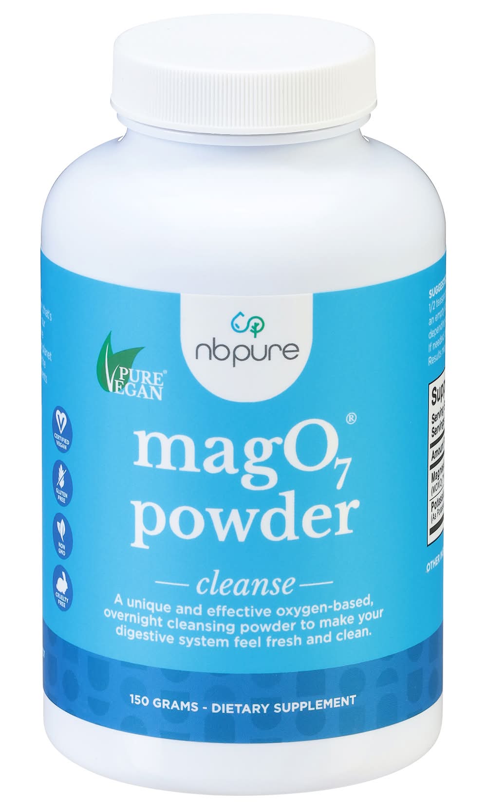 nbpure Mag O7 Powder Digestive Supplement (5.29 oz)