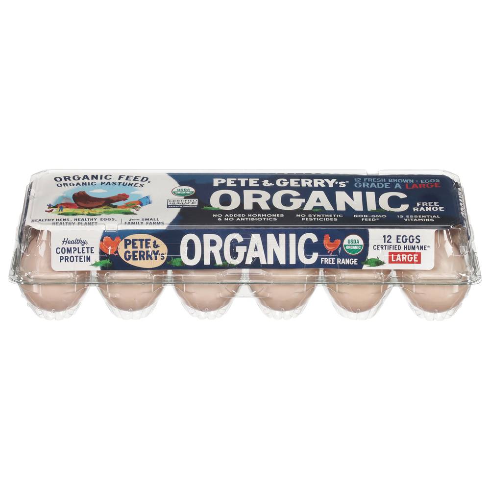 Pete and Gerry's Organic Grade a Large Eggs (680 g, 12 ct)