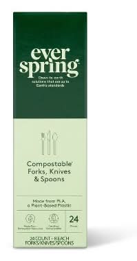 Everspring Disposable Tableware Cutlery (24 ct)