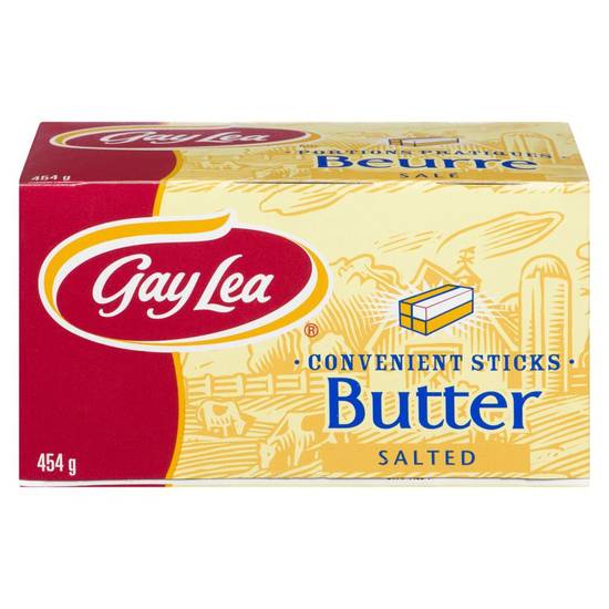 Gay Lea Salted Butter Convenient Sticks (454 g)