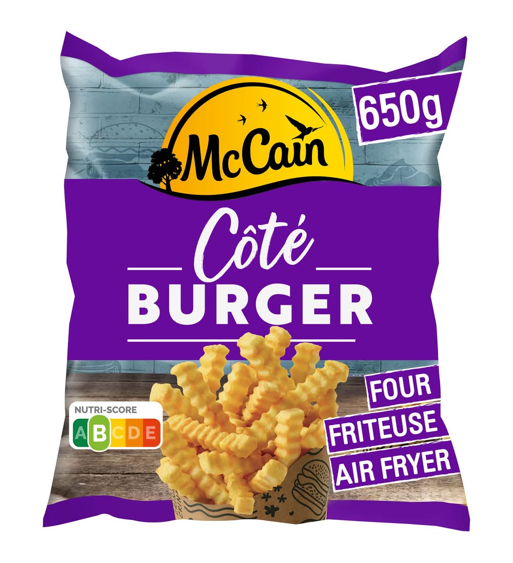 McCain - Frites surgelées côté burger (650g)