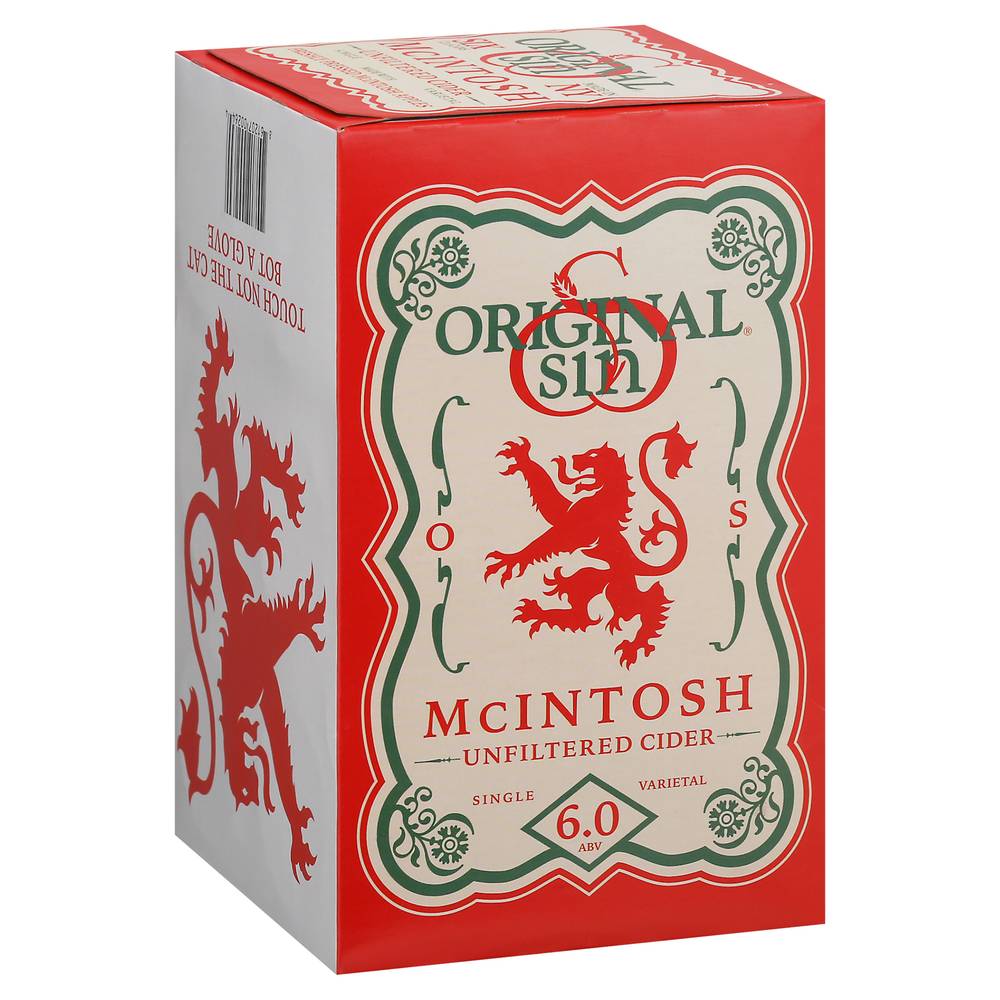 Original Sin Mcintosh Unfiltered Cider (6 x 12 oz)