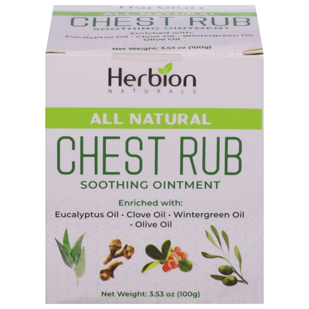 Herbion Naturals Chest Rub Soothing Ointment