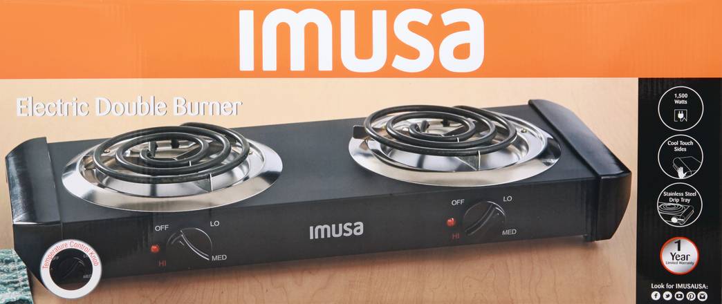 Imusa Electric Double Burner