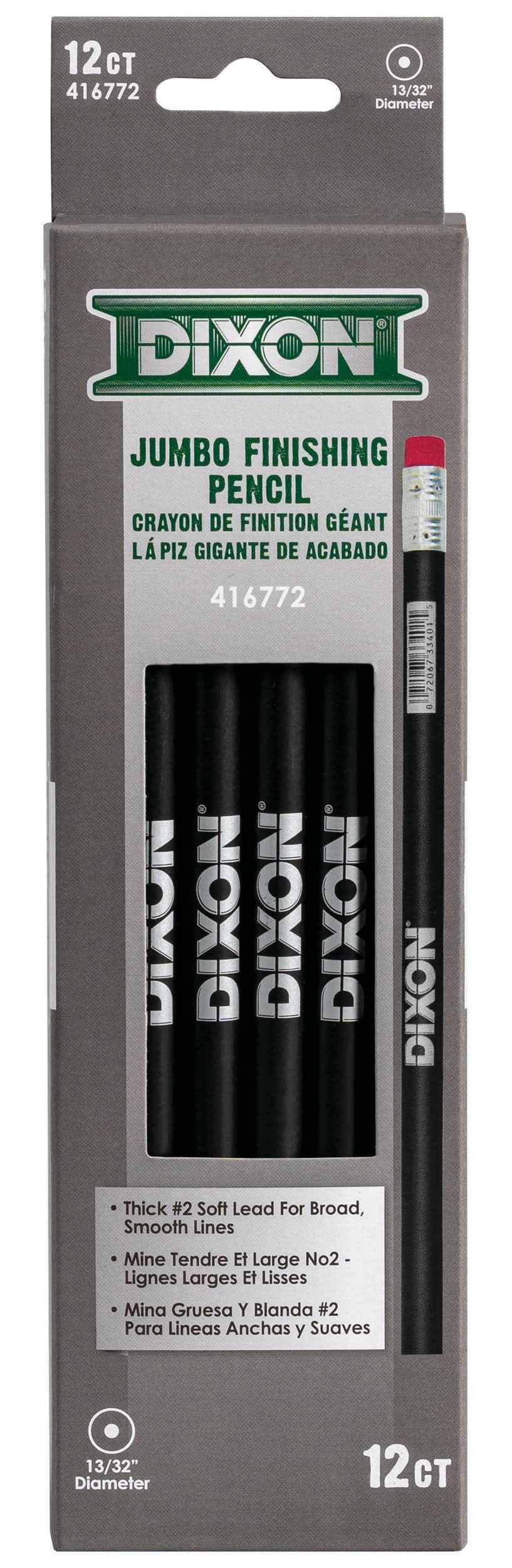 Dixon 12 -Pack Large Black Pencil