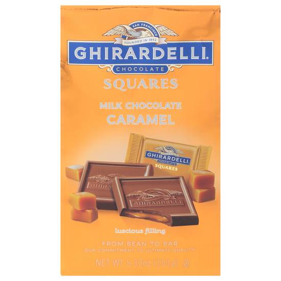 Ghirardelli Squares Caramel Milk Chocolate (5.32 oz)