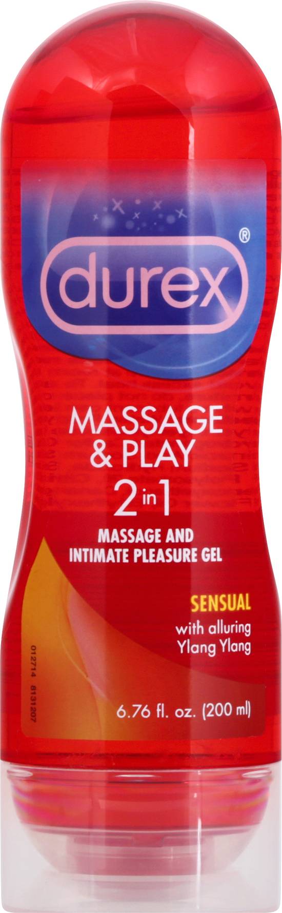 Durex Sensual 2 in 1 Massage & Play Intimate Pleasure Gel