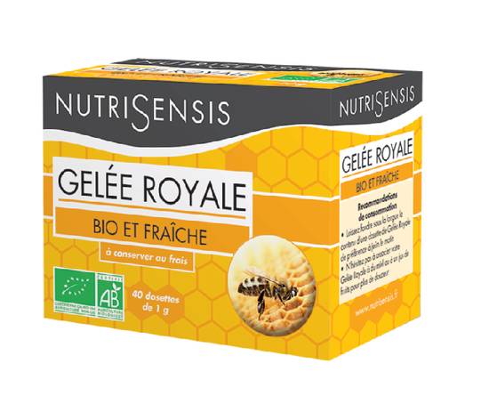 Gelee royale 40x1g - NUTRISENSIS - BIO