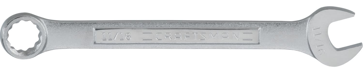 Craftsman 11/16 In. X 11/16 In. 12 Point Sae Combination Wrench 8.78 In. L 1 Pc