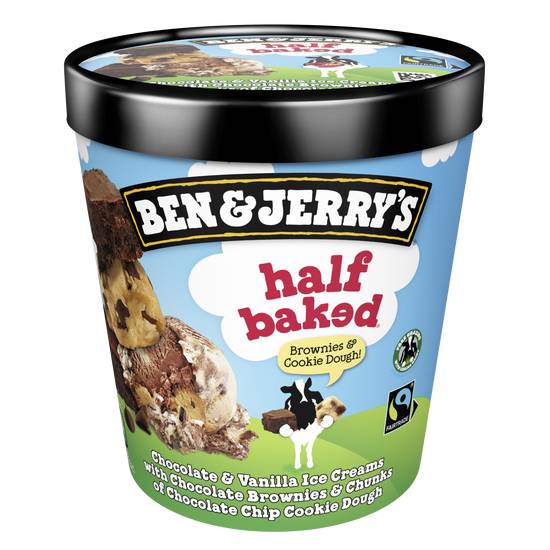 Ben & Jerry's - Half baked crème glacée chocolat et vanille