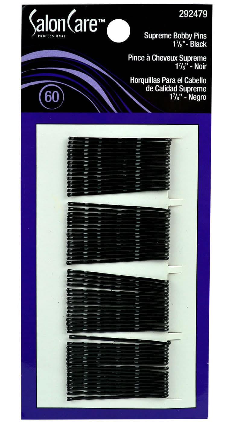 Salon Care · Pasadores profesionales supreme black 1 7/8' (20 g)