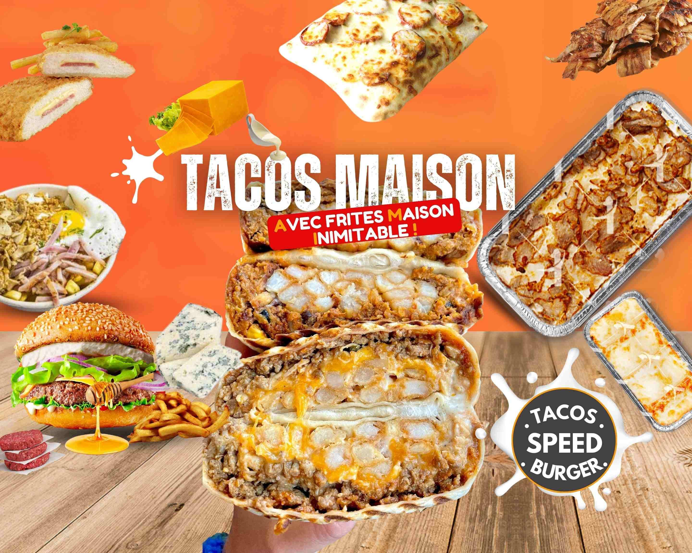 Livraison du menu Speed Tacos à Perpignan 【Menu et prix】 Uber Eats