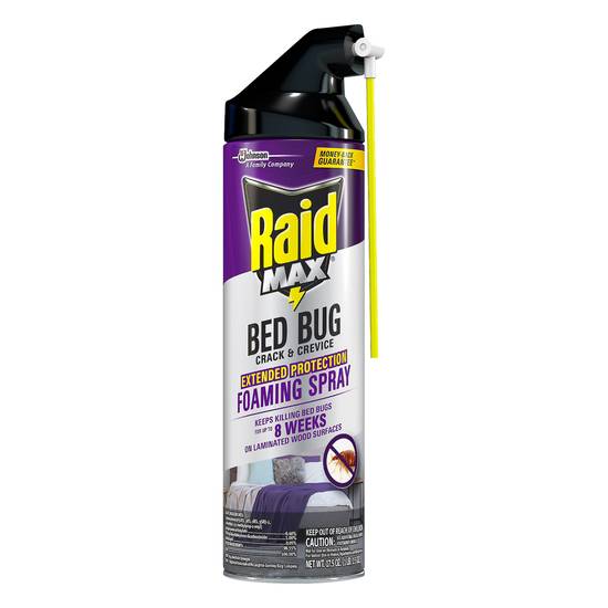 Raid Max Bed Bug Extended Protection Foaming Spray