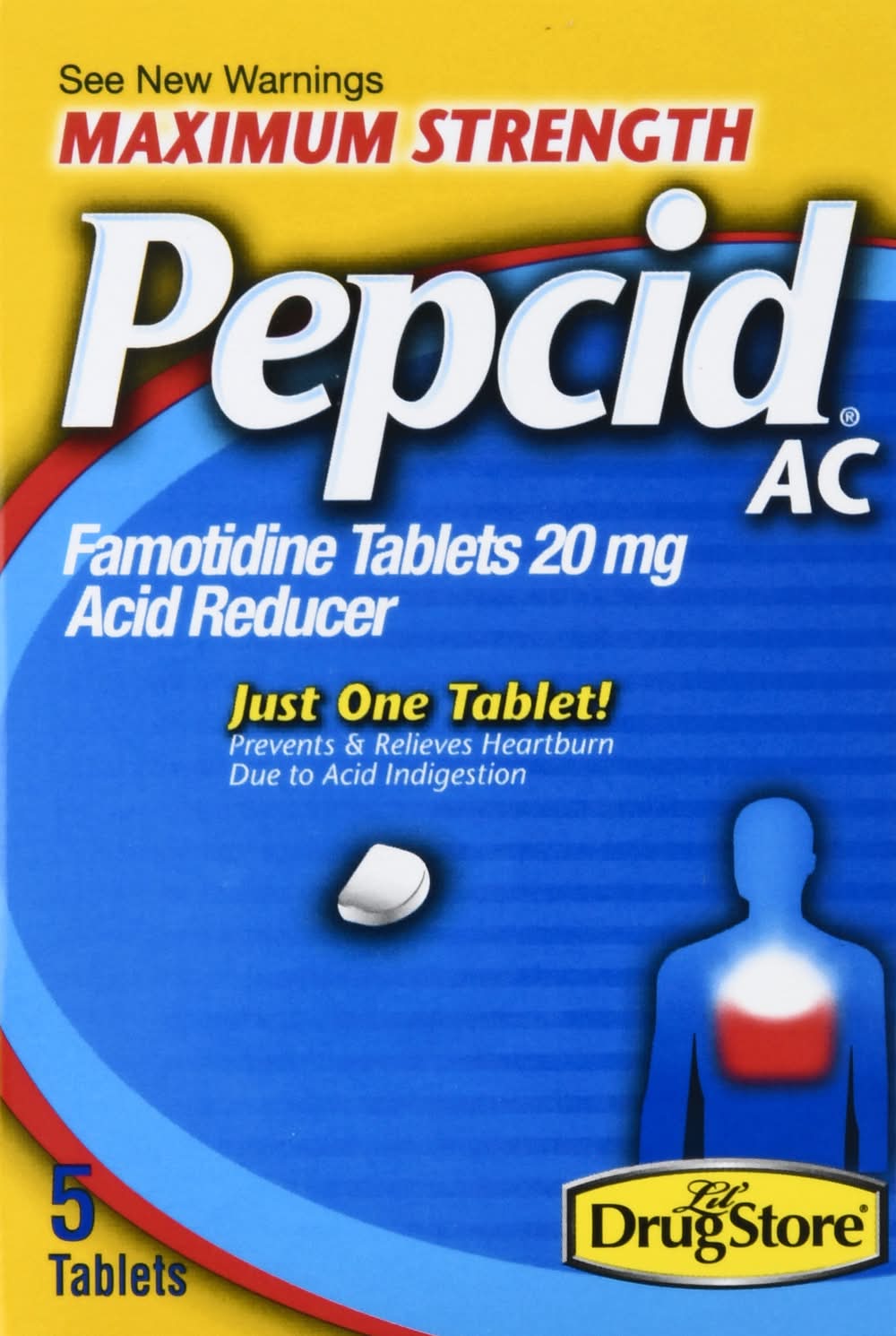 Pepcid Ac Maximum Strength Acid Reducer Tablets (5 ct)