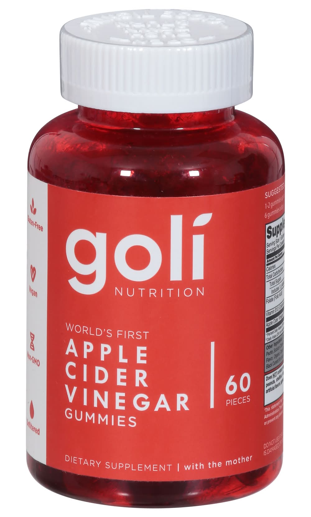 Goli Nutrition Apple Cider Vinegar Gummies (60 ct)