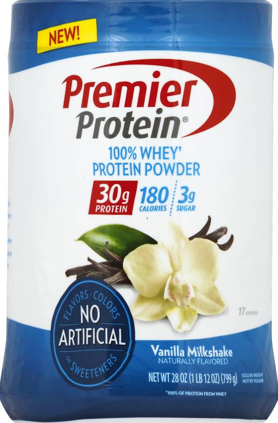Premier Protein Vanilla Milkshake Protein Powder (23.3 oz)