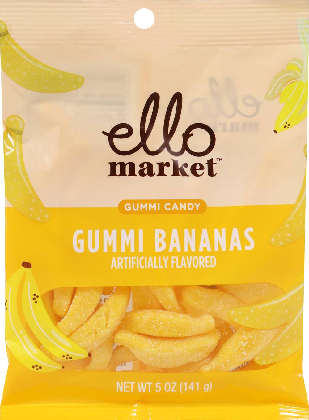 Ello Market Gummy Banana Candy - 5 oz