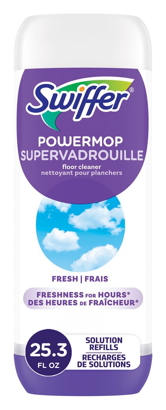 Swiffer Powermop Floor Cleaning Solution, Fresh (740 ml)