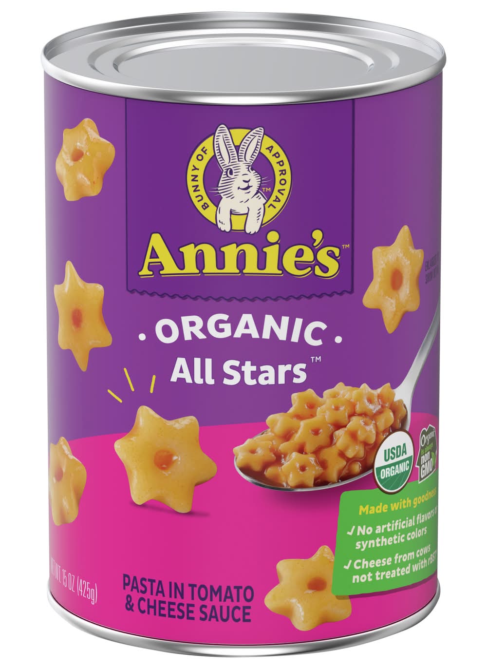Annie's All Stars Organic Tomato & Cheese Pasta (15 oz)