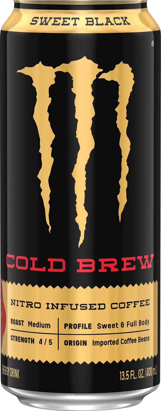 Java Monster Cold Brew Sweet Black Energy Drink (13.5 fl oz)