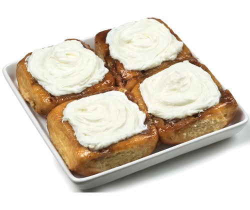 Gourmet Cinnamon Buns With Cream Cheese Icing (750 g, 4 ct)