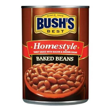 Bush's Homestyle Tangy Sauce With Bacon and Brown Sugar Baked Beans (398 ml)