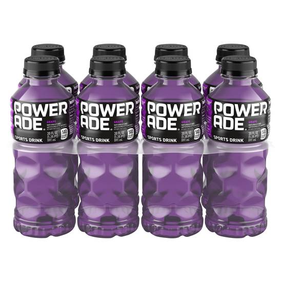 Powerade Grape Vitamins B Sports Drink( 8ct, 20 fl Oz)