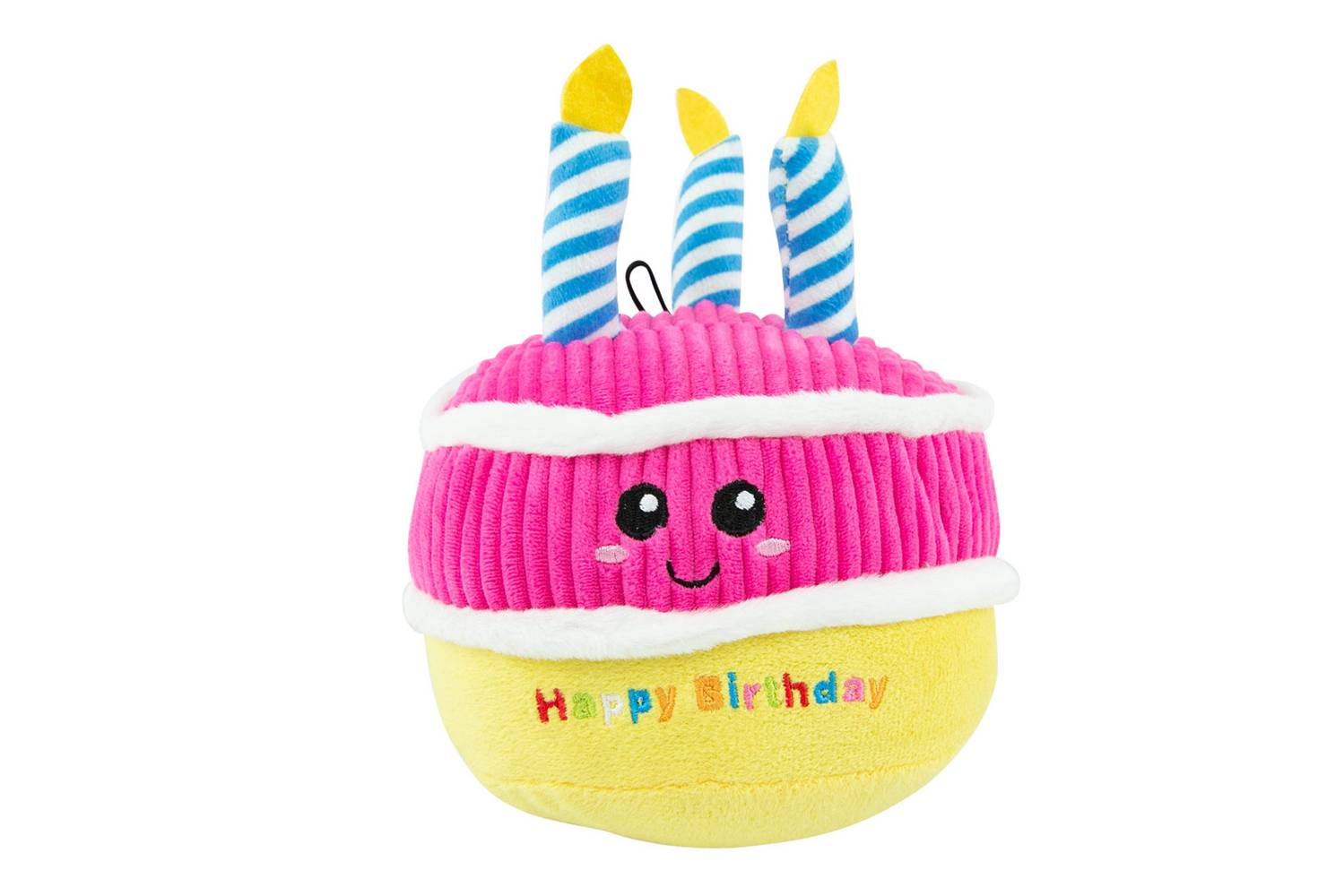 Play On Plush Birthday Cake Dog Toy