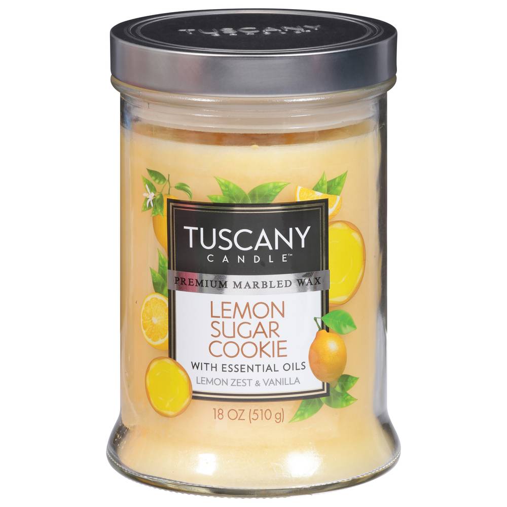 Tuscany Candle Premium Marbled Wax Lemon Sugar Cookie