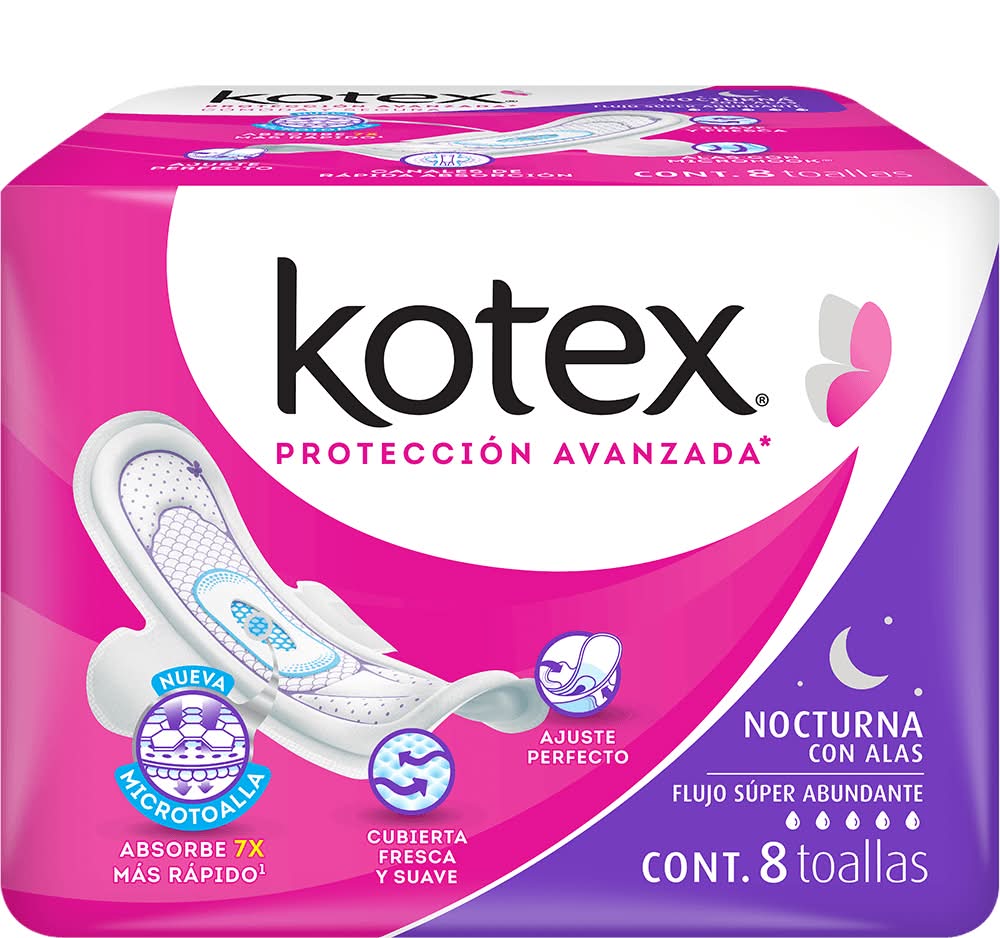 Kotex · Toalla femenina nocturna (100 g)