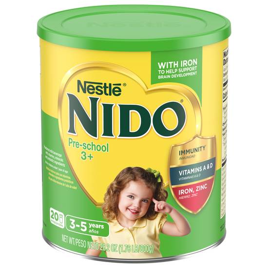 Nido 3+ Powdered Milk Beverage (1.76 lbs)