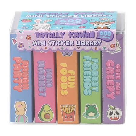Kawaii Mini Sticker Library Totally Kawaii