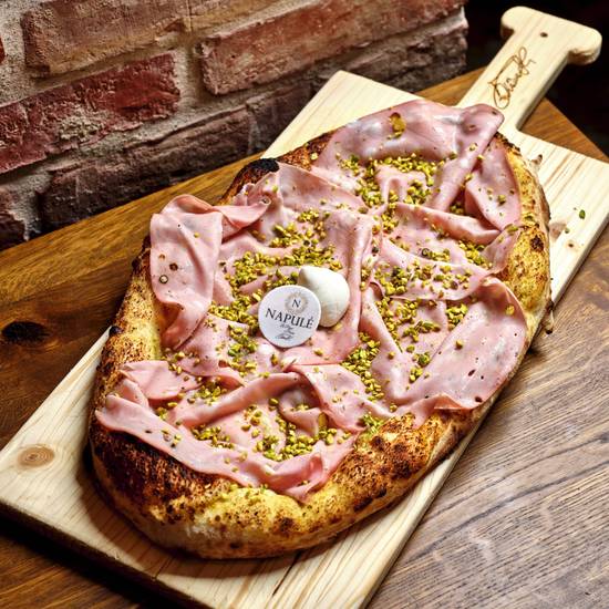 Pizze Mortadella e Pistacchio