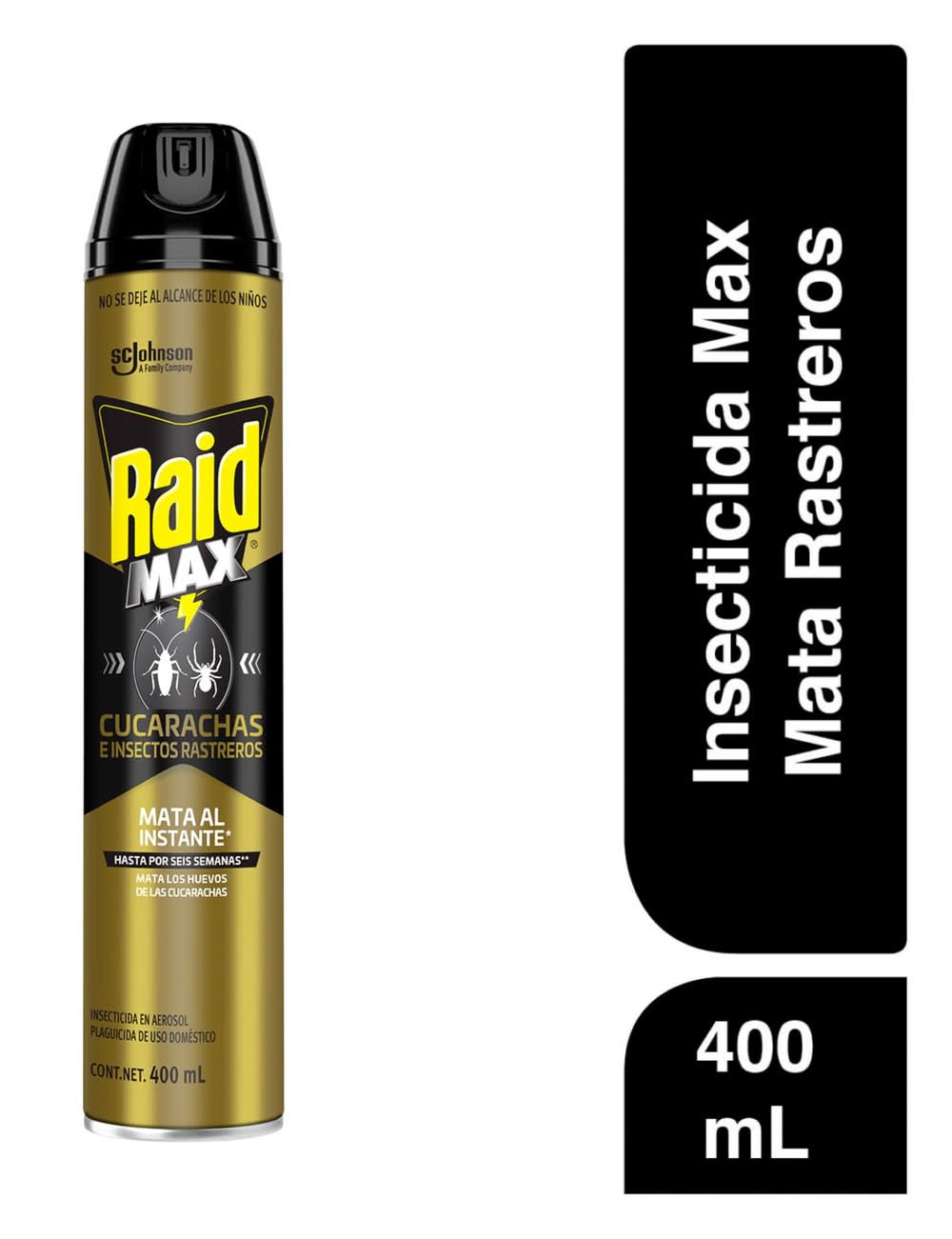 Raid · Max insecticida en aerosol (400 ml)
