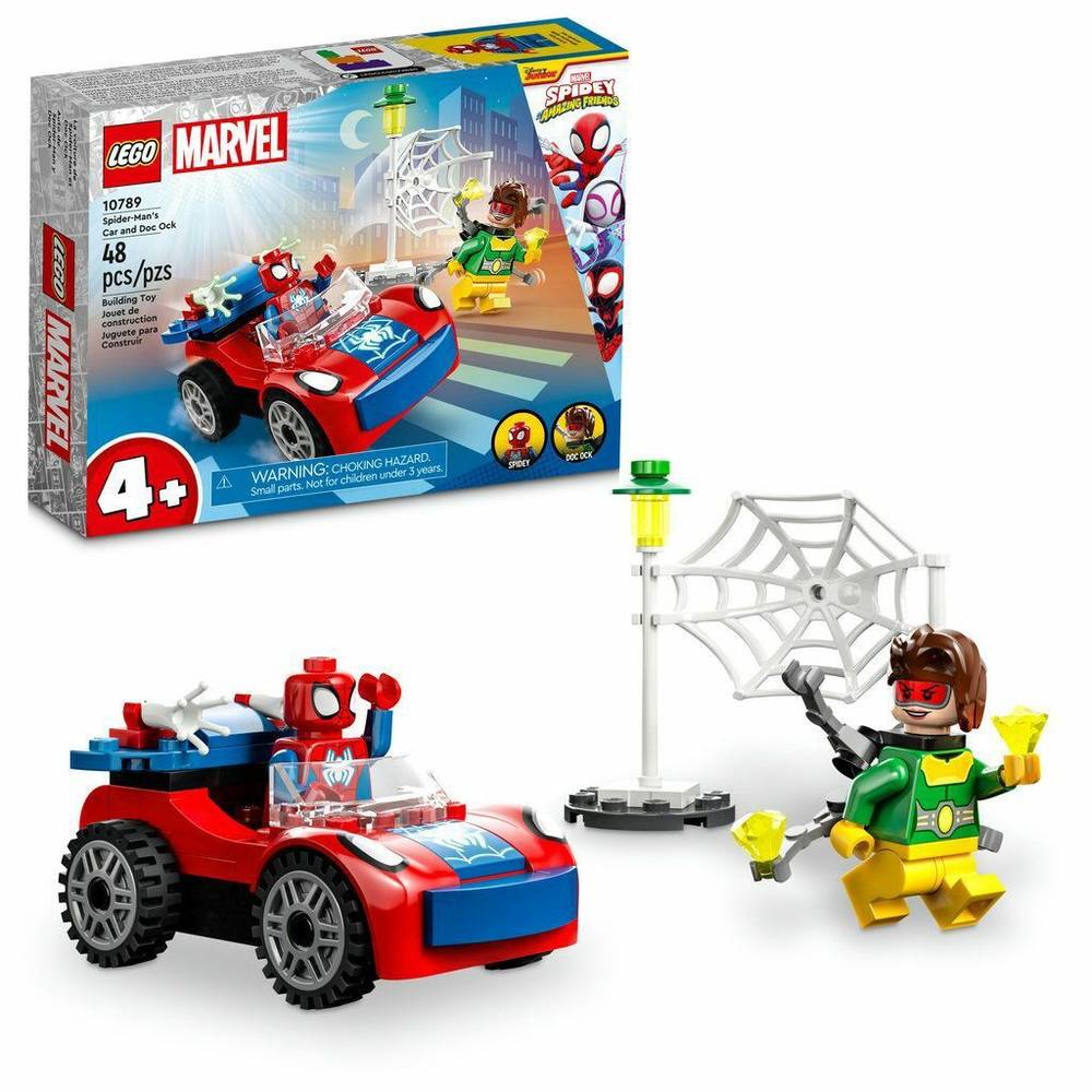 Lego marvel auto de spider-man y doc ock 10789