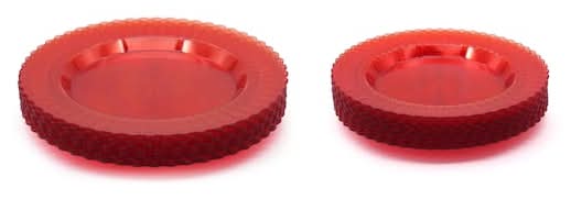 Jonathan Adler X Michaels Red Plastic Plates Set