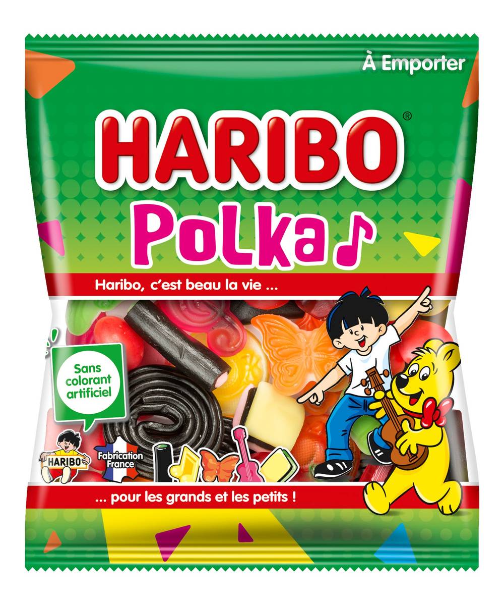 Haribo - Bonbons polka (120g)