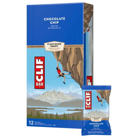 Clif barres énergétiques aux pépites de chocolat (12 x 68 g) - chocolate chip energy bar (12 x 68 g)